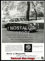 1959 MG Magnette Advert - Retro Car Ads - The Nostalgia Store